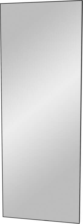Balmani Opti rechthoekig badkamerspiegel zwart 45 x 125 cm