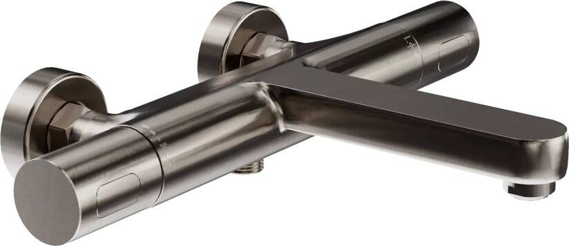 Blaufoss Apollo thermostatische badkraan Brushed GunMetal