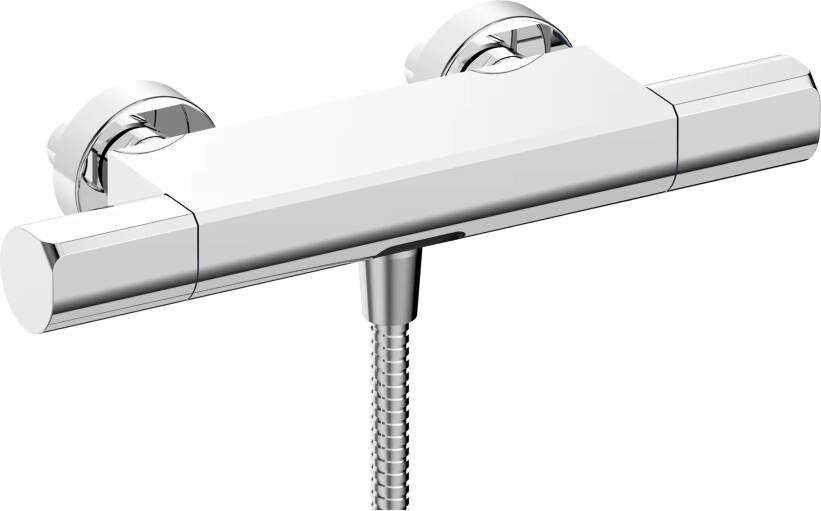 Blaufoss Eris Opbouw badkraan thermostatisch chroom