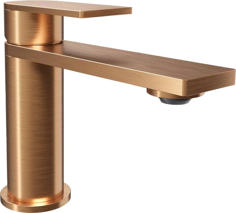 Blaufoss Fenix EcoStart standaard wastafelkraan brushed rosegold