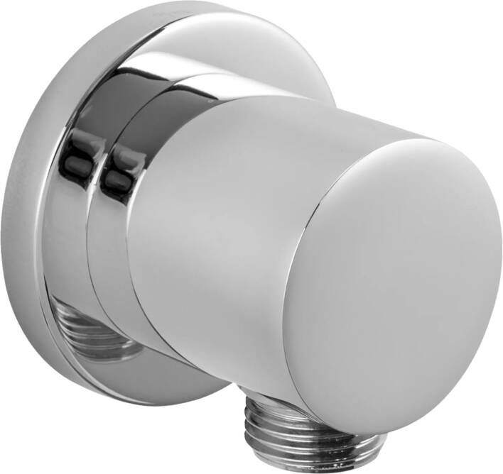 Blaufoss Round standaard doucheslangaansluiting 1 2" glanzend chroom