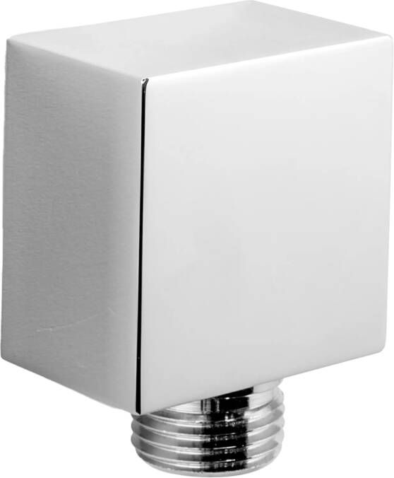 Blaufoss Square standaard doucheslangaansluiting 1 2" glanzend chroom