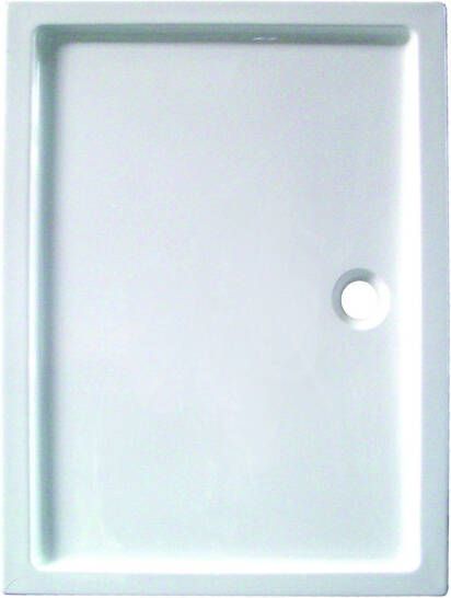 Linie Mango douchebak 100 x 80 cm acryl hoogglans wit