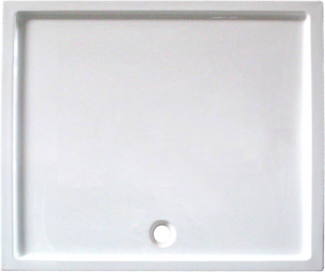 Linie Mango douchebak 90 x 80 cm acryl hoogglans wit