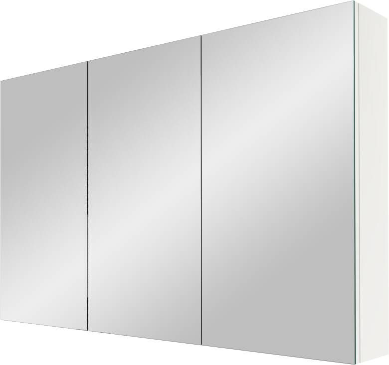 Linie Montro spiegelkast 120 x 75 cm mat wit
