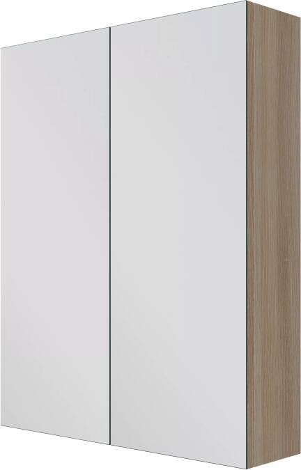 Linie Montro spiegelkast 60 x 75 cm licht eiken