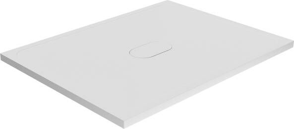 Balmani Artic douchebak 120 x 90 cm top solid mat wit