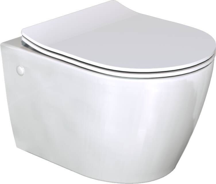 Luca Varess Borneo hangend toilet hoogglans wit randloos