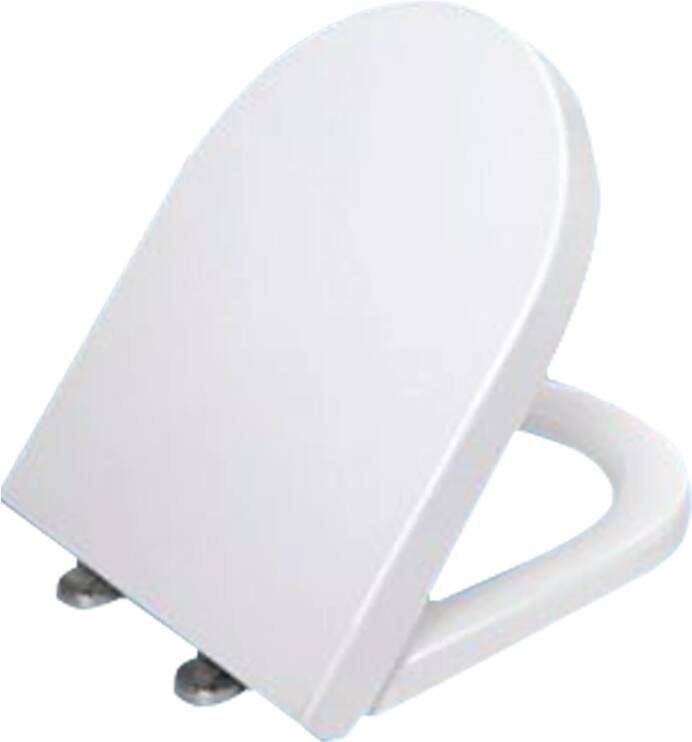 Luca Varess Calibro wc-bril hoogglans wit soft close voor Calibro toilet