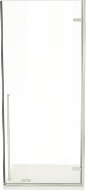 Luca Varess Stilus rechtse douche draaideur 90 x 200 cm helder glas glans chroom profiel