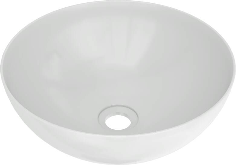 Luca Varess Supra waskom glanzend witte porselein rond Ø 36 cm