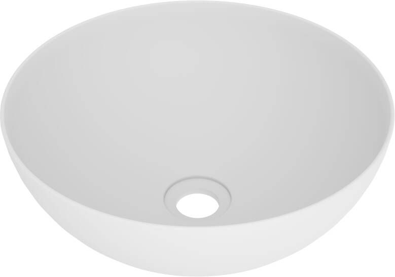 Luca Varess Supra waskom mat witte porselein rond Ø 36 cm
