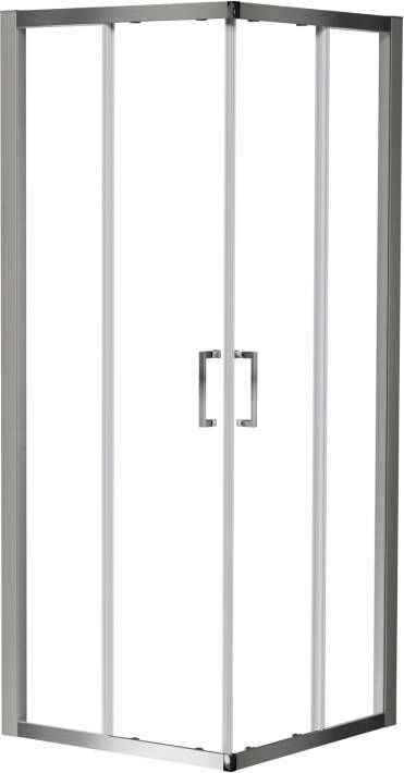 Luca Varess Talan douche schuifdeur 80 x 200 cm helder glas mat chroom profiel