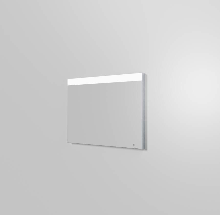 Storke Lucera rechthoekig badkamerspiegel 100 x 70 cm met spiegelverlichting