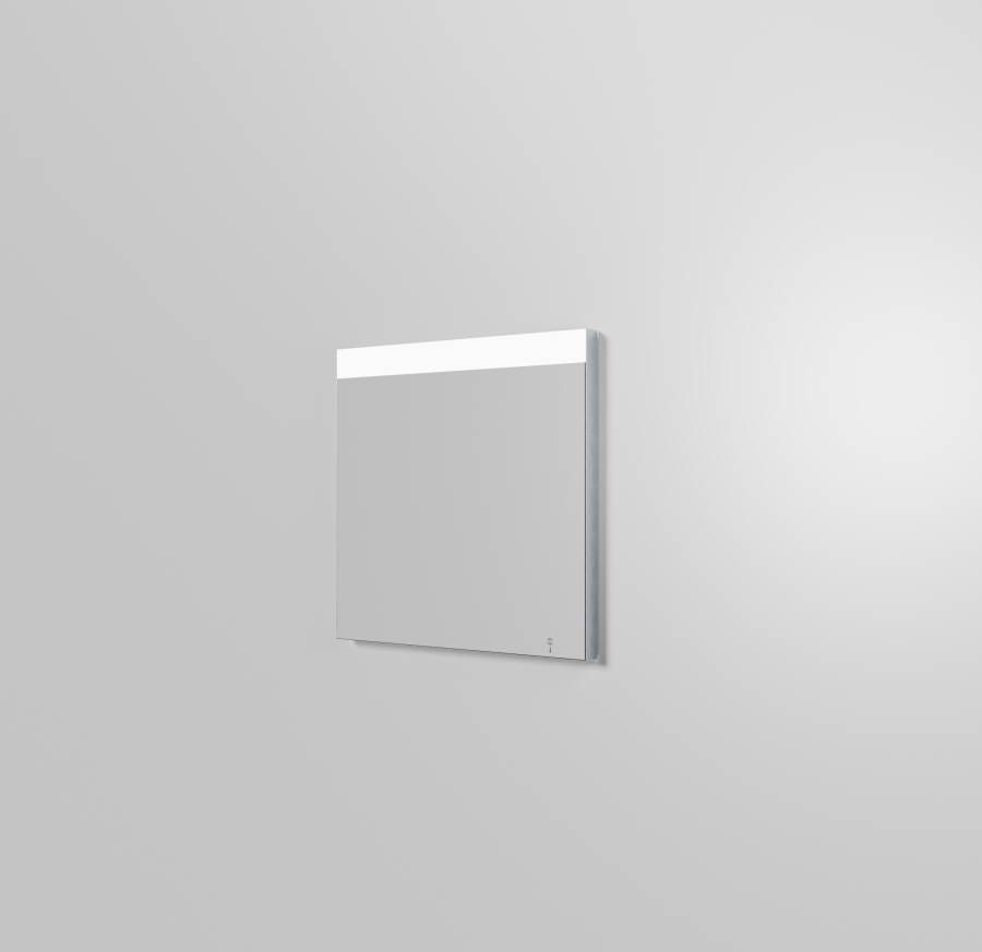 Storke Lucera rechthoekig badkamerspiegel 75 x 70 cm met spiegelverlichting
