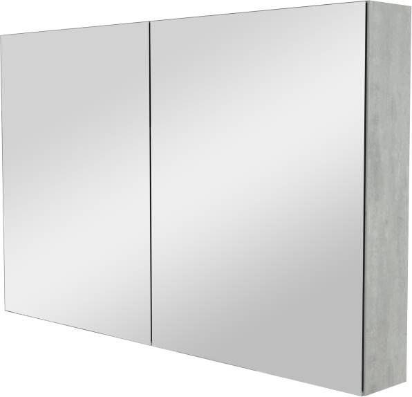 Storke Reflecta spiegelkast 120 x 75 cm beton donkergrijs