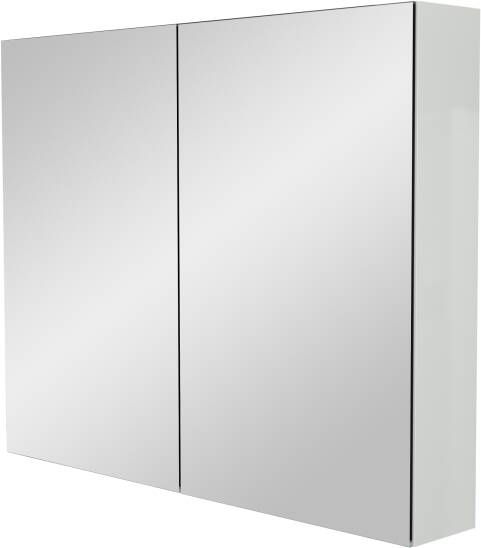 Storke Reflecta spiegelkast 95 x 75 cm hoogglans wit