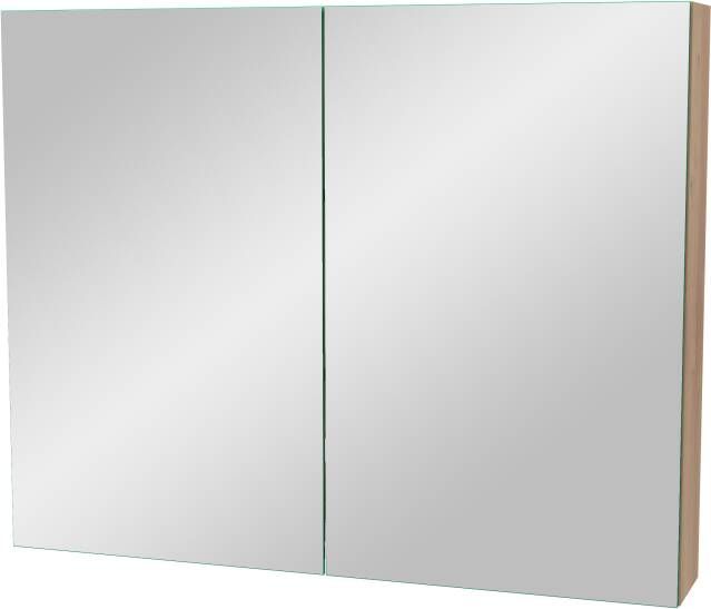 Storke Reflecta spiegelkast 95 x 75 cm ruw eiken