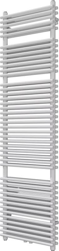 Vipera Alegria dubbele handdoekradiator 50 x 180 cm centrale verwarming mat wit zij- en middenaansluiting 1.575W