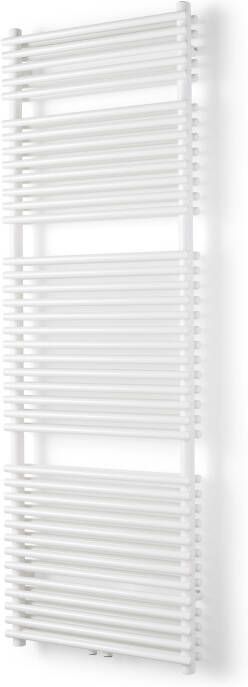 Vipera Alegria dubbele handdoekradiator 60 x 180 cm elektrische verwarming hoogglans wit zij- en middenaansluiting 1 875W weerstand inbegrepen