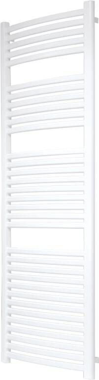 Vipera Kanza Rx enkele handdoekradiator 60 x 180 cm centrale verwarming hoogglans wit zijaansluiting 926W
