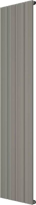 Vipera Mares enkele handdoekradiator 37 5 x 180 cm centrale verwarming zijdegrijs zij- en middenaansluiting 1085W
