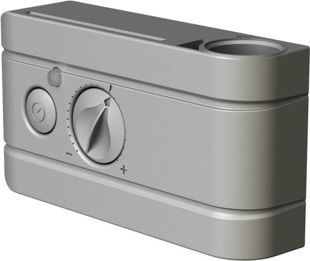 Vipera radiator thermostaat voor elektrische handdoekradiator analoog grijs
