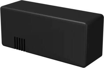 Vipera Smart Sensor radiator thermostaat voor elektrische handdoekradiator programmeerbaar zwart