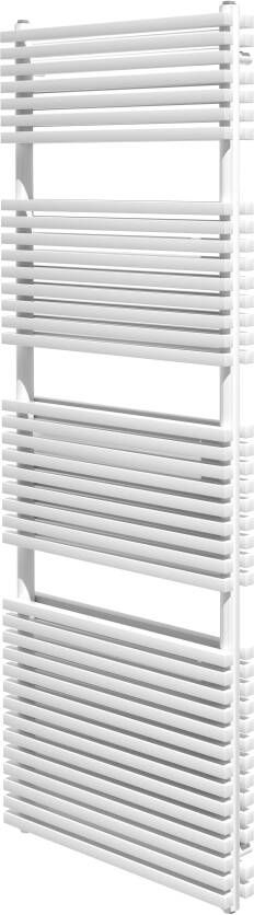 Vipera Vesuvio dubbele handdoekradiator 60 x 180 cm elektrische verwarming mat wit zij- en middenaansluiting 2.500W weerstand inbegrepen