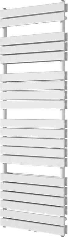 Vipera Vulcan dubbele handdoekradiator 60 x 183 5 cm elektrische verwarming hoogglans wit zij- en middenaansluiting 1.975W weerstand inbegrepen