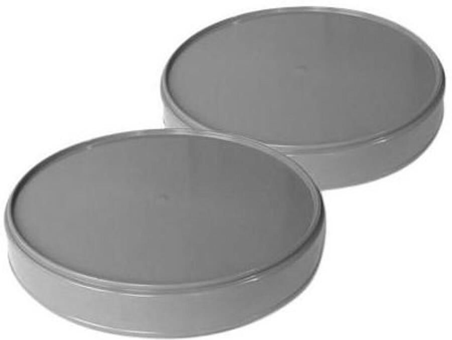 Sub PVC afsluitkap passend om buis grijs 125 mm