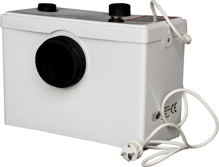 Wiesbaden Xellanz Voldac toilet vergruizer 600Watt 220V wit - Foto 2