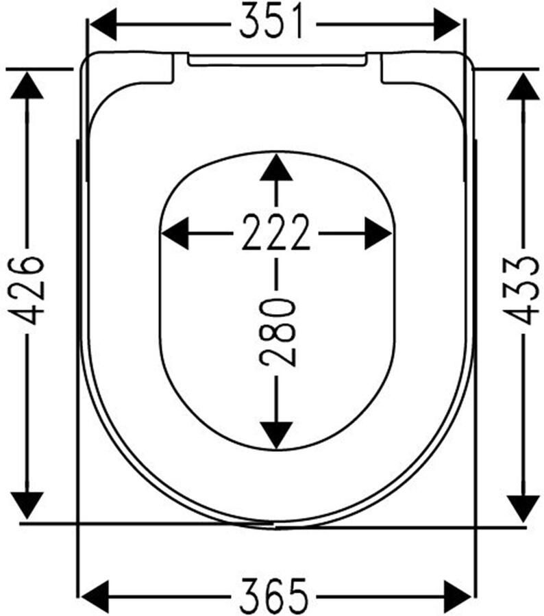 Douche Concurrent Toiletbril Cedo Solla Softclose en Quickrelease Duroplast Wit