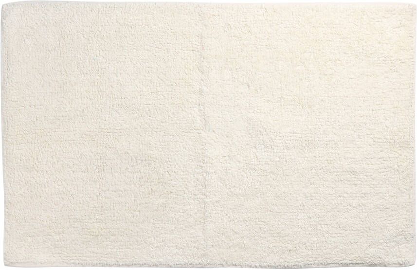 Differnz Initio badmat geschikt voor vloerverwarming 100% katoen 50 x 80 cm off white