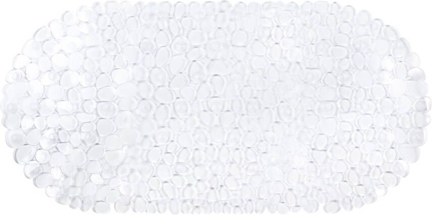 Differnz Lapis inlegmat bad antislip laag 100% PVC 70 x 35 cm transparant