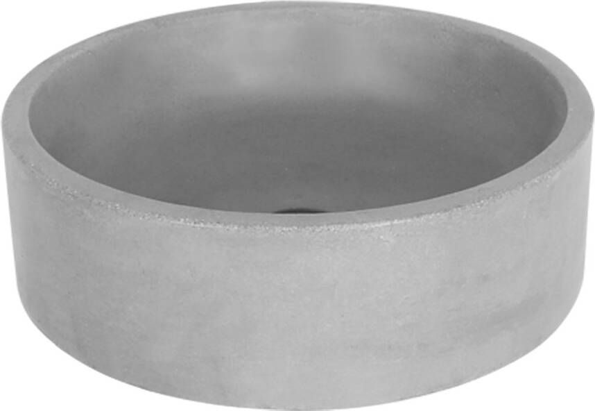 Differnz Marba Waskom Rond 42x13cm Beton Licht Grijs 38.251.21