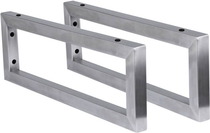 Differnz ophangbeugel voor wastafel 2.5 x 44 x 15 cm RVS