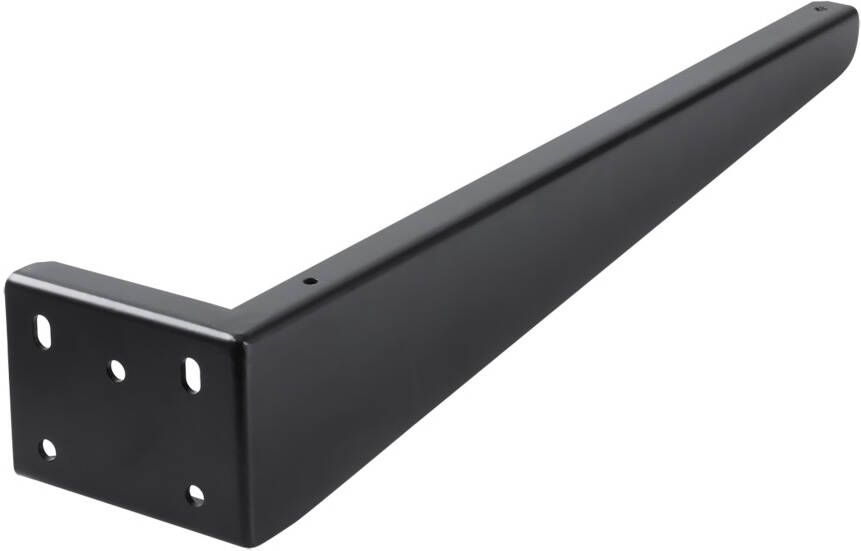 Differnz ophangbeugel voor wastafel powder coated steel 2.5 x 42 x 7.5 cm zwart
