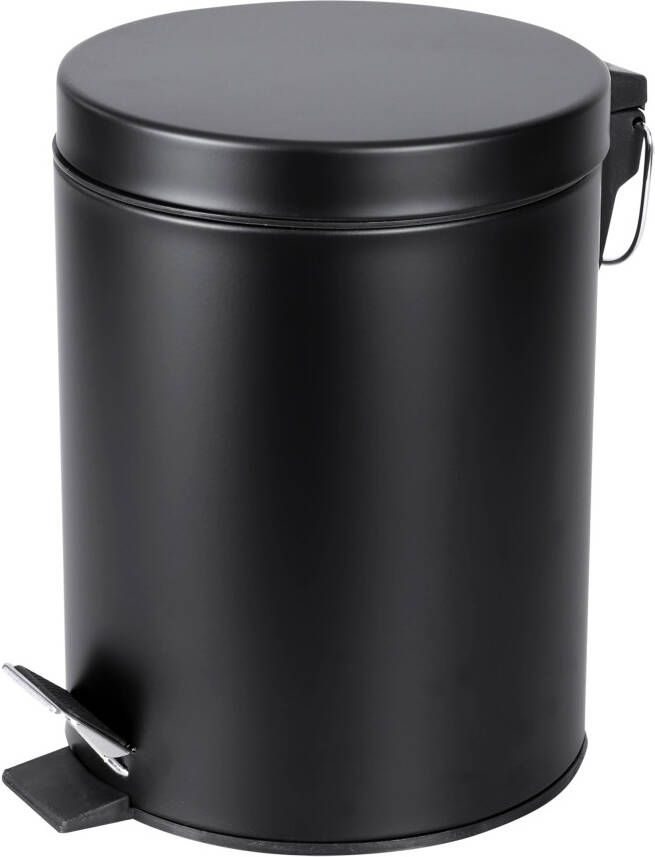 Differnz pedaalemmer 5 liter 27.8x21.7cm mat zwart 34.004.08 - Foto 2