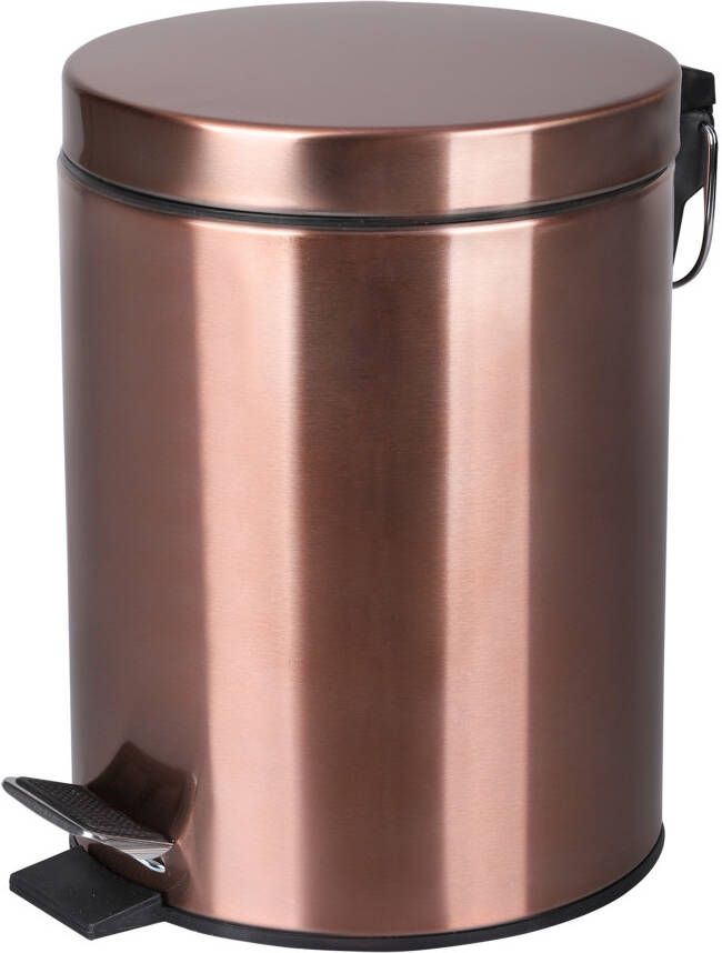 Differnz Pedaalemmer Soft Close Deksel 5 Liter Koper