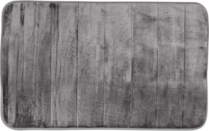 Differnz Relax badmat microfiber normal foam 50 x 80 cm grijs