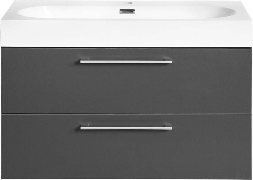 Differnz Badkamermeubelset Somero Met Keramiek Wastafel 60 cm Antraciet - Foto 2
