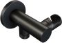 Brauer Mat zwarte Black Carving thermostatische inbouw regendouche 3-weg omstelling SET met 30 cm douchekop en gebogen muurarm 3-standen handdouche doucheslang en geintegreerde glijstang - Thumbnail 14