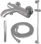 Brauer Badkraan Chrome Edition Set 04 Thermostatisch Opbouw Rond Glans Chroom 2 Greeps met Wandhouder en Handdouche 3 Standen - Thumbnail 8