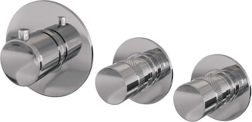 Brauer Chrome Edition thermostatische inbouw badkraan set