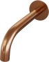 Brauer Copper Carving Badkraan Inbouw douchegarnituur 20cm uitloop inbouwdeel 3 carving knoppen handdouche staaf 1 stand PVD geborsteld koper 5-GK-093 - Thumbnail 8