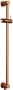 Brauer Copper Carving thermostatische inbouw regendoucheset 40cm gebogen wandarm met 30cm ronde hoofddouche 1 stand staafhanddouche 150cm gladde doucheslang met glijstang en handdouchehouder Koper geborsteld PVD 5-GK-112 - Thumbnail 10
