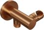 Brauer Copper Edition Regendouchesets inbouw hoofddouche 20cm Wandarm met inbouwdeel Gladde knoppen handdouche Rond 1 stand PVD geborsteld koper 5-GK-076 - Thumbnail 11