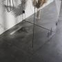 Brauer Douchegoot 100x7x6.7cm ondiepe vloerflens zijuitloop tegelinlegrooster omkeerbaar RVS DR-MRF100NG - Thumbnail 4