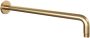 Brauer Gold Carving inbouwset met 3-weg thermostaat hoofddouche 30cm gebogen wandarm 40cm ronde 3-standen handdouche glijstang met aansluitbocht geborsteld goud PVD - Thumbnail 6